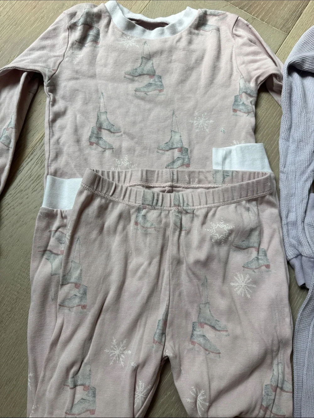 Girls' Two-Piece Pajama Sets in Dusty Pink & Light Mauve